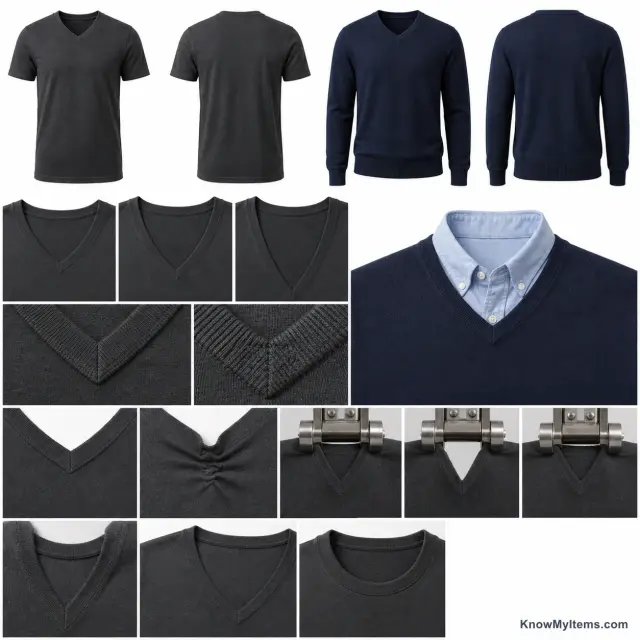 V-Neck product photograph matching this feature definition