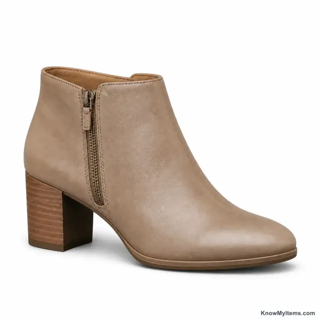 Heeled Bootie product photograph matching this style definition