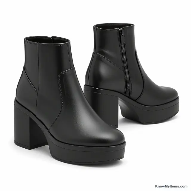 Platform Bootie product photograph matching this style definition