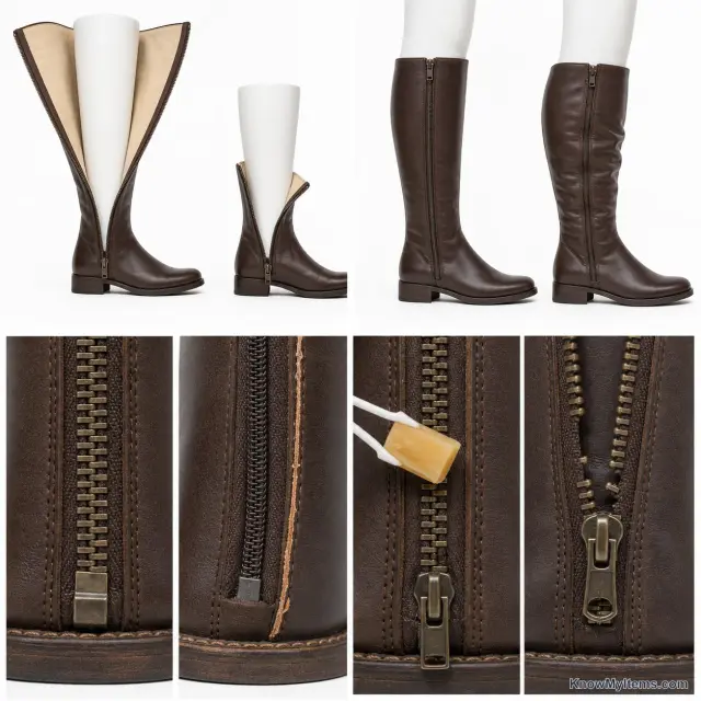 Zipper product photograph matching this feature definition