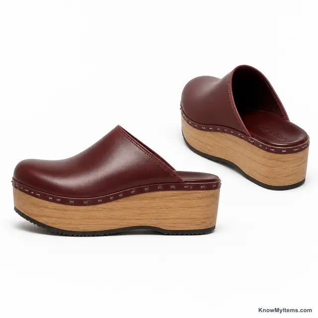 Platform Clog product photograph matching this style definition