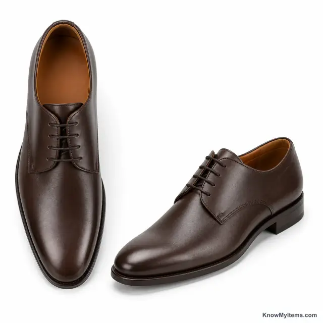 Almond Toe shown on Men's Dress Shoes