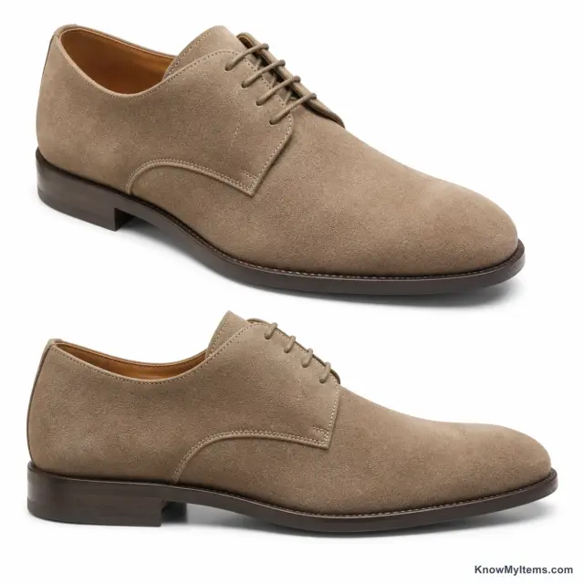 Suede product photograph matching this feature definition