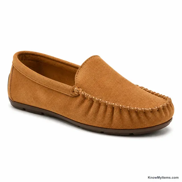 Moccasin product photograph matching this style definition