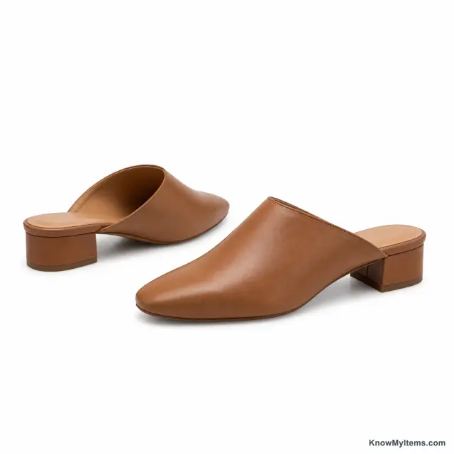 Women's Mules product photograph matching this buying guide