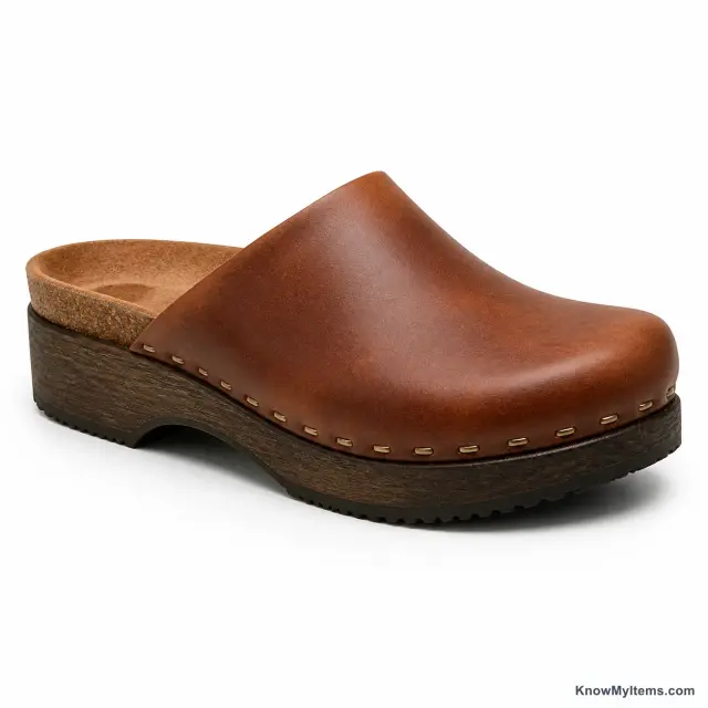 Clog Mule product photograph matching this style definition