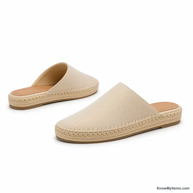 Espadrille Mule product photograph matching this style definition