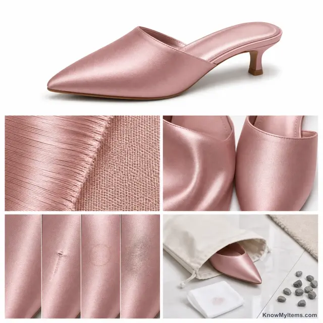 Satin product photograph matching this feature definition