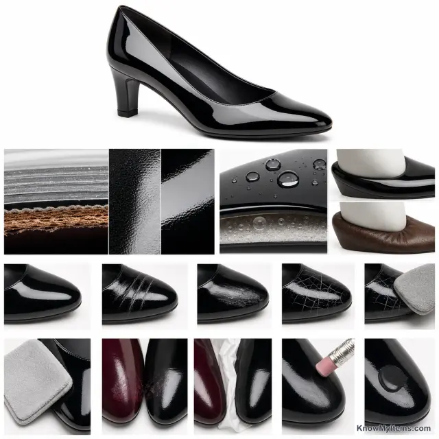 Patent Leather product photograph matching this feature definition