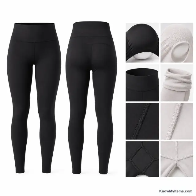 Leggings product photograph matching this style definition