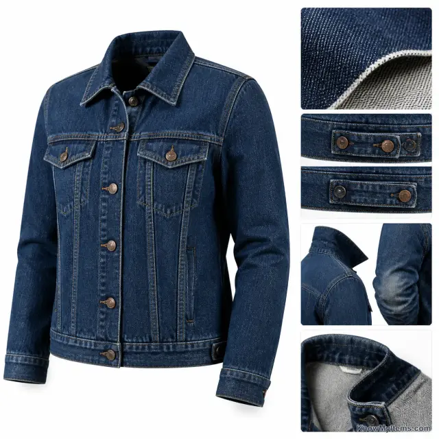 Denim Jacket product photograph matching this style definition