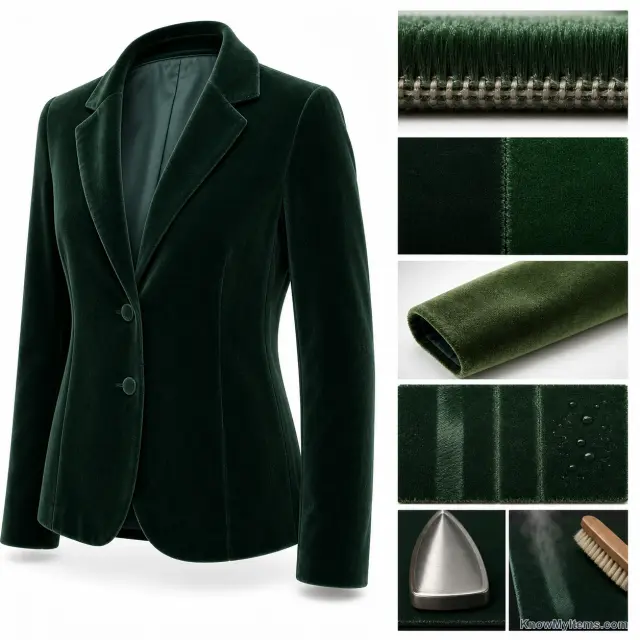 Velvet product photograph matching this feature definition