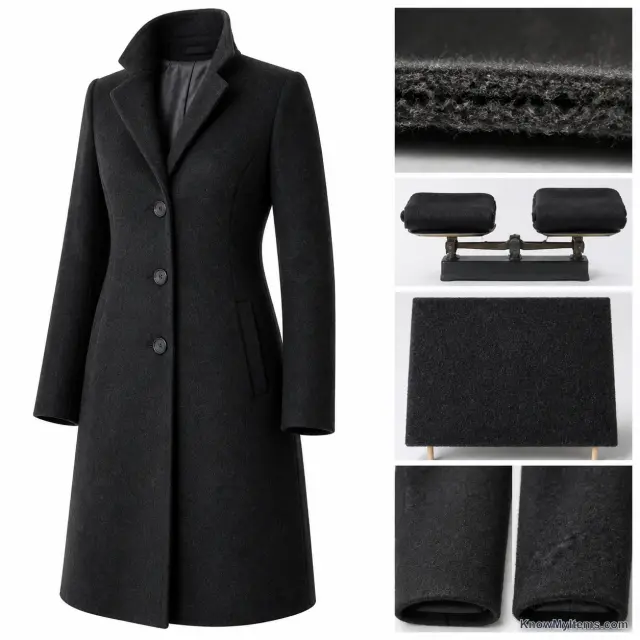 Wool Coat product photograph matching this style definition