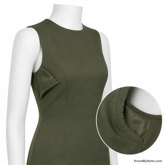 Sleeveless product photograph matching this feature definition