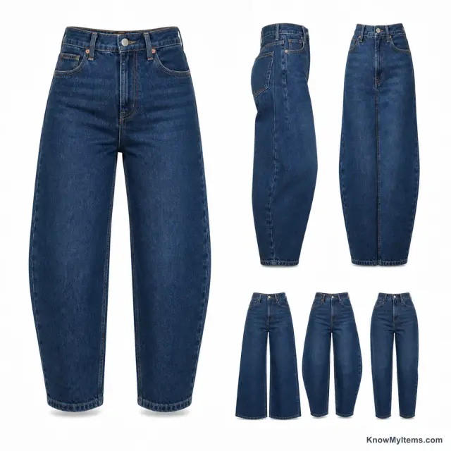 Barrel Jeans product photograph matching this style definition