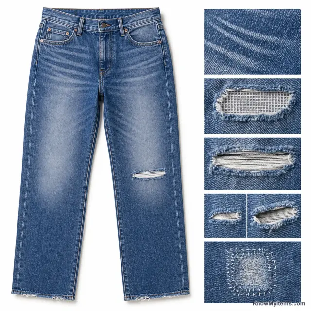 Distressed product photograph matching this style definition