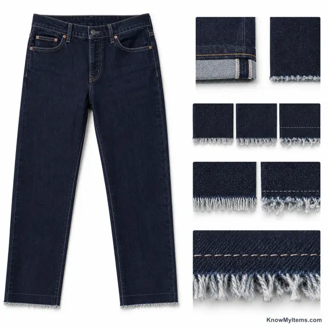 Raw Hem product photograph matching this style definition