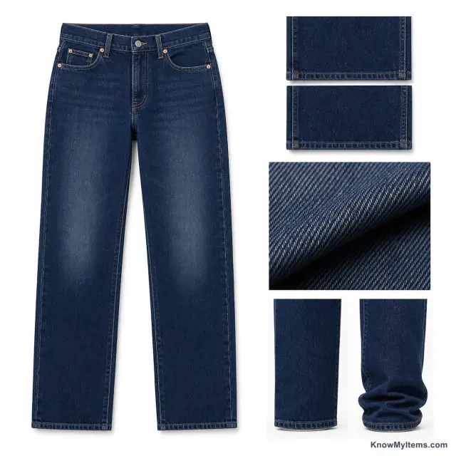 Straight-Leg Jeans product photograph matching this style definition