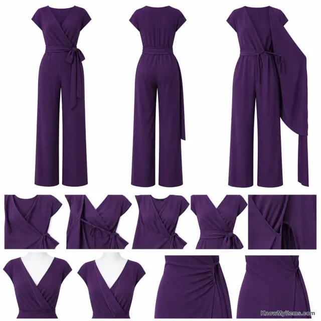 Wrap Jumpsuit product photograph matching this style definition