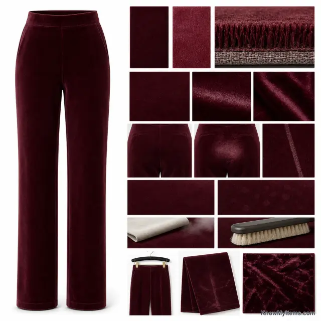 Velvet product photograph matching this feature definition