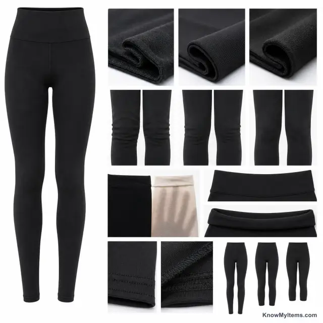 Leggings product photograph matching this style definition