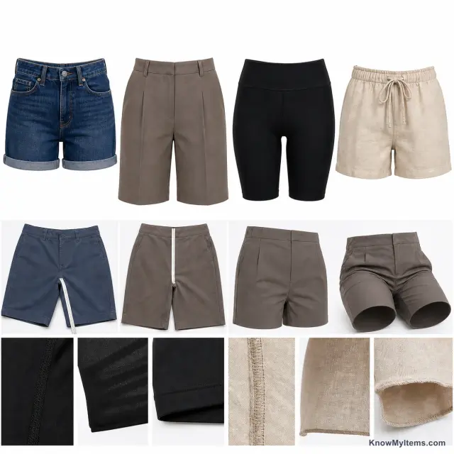 Women's Shorts product photograph matching this buying guide