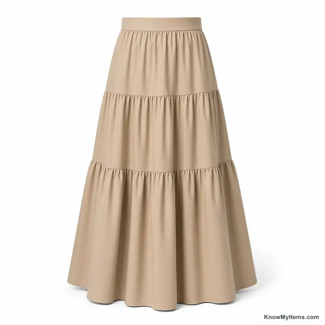 Tiered Skirt product photograph matching this style definition