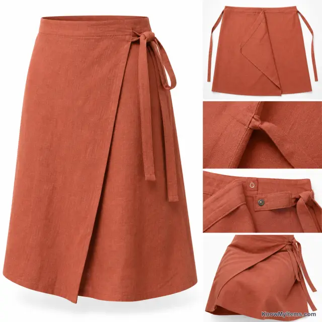 Wrap Skirt product photograph matching this style definition