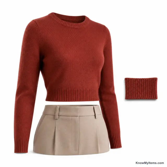 Cropped Sweater product photograph matching this style definition