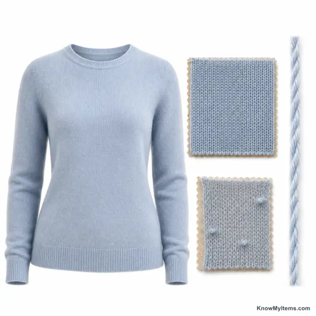 Cashmere product photograph matching this feature definition