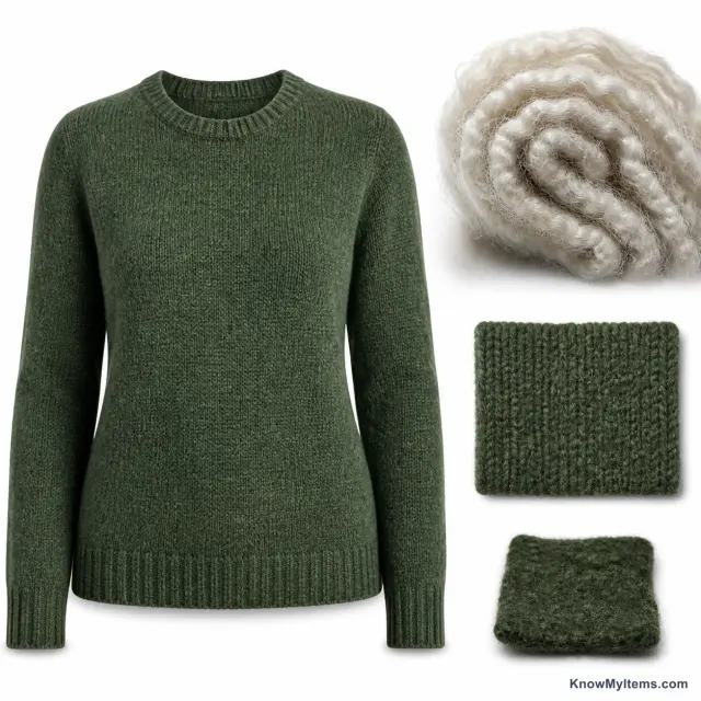 Wool product photograph matching this feature definition
