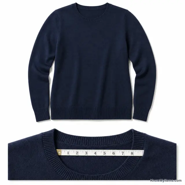 Crew Neck product photograph matching this feature definition