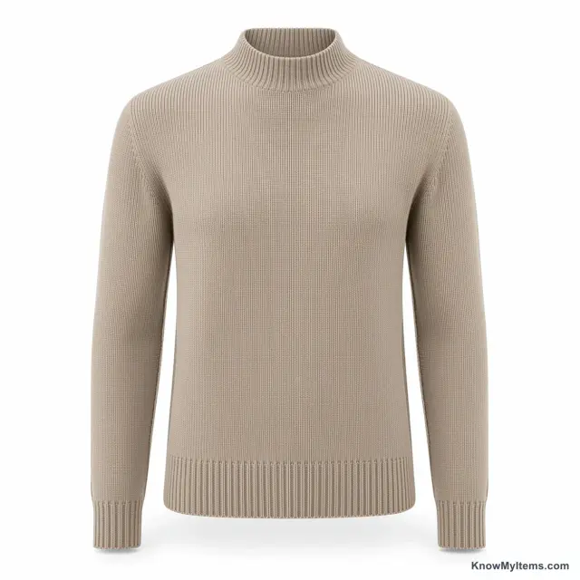 Mock Neck Sweater product photograph matching this style definition