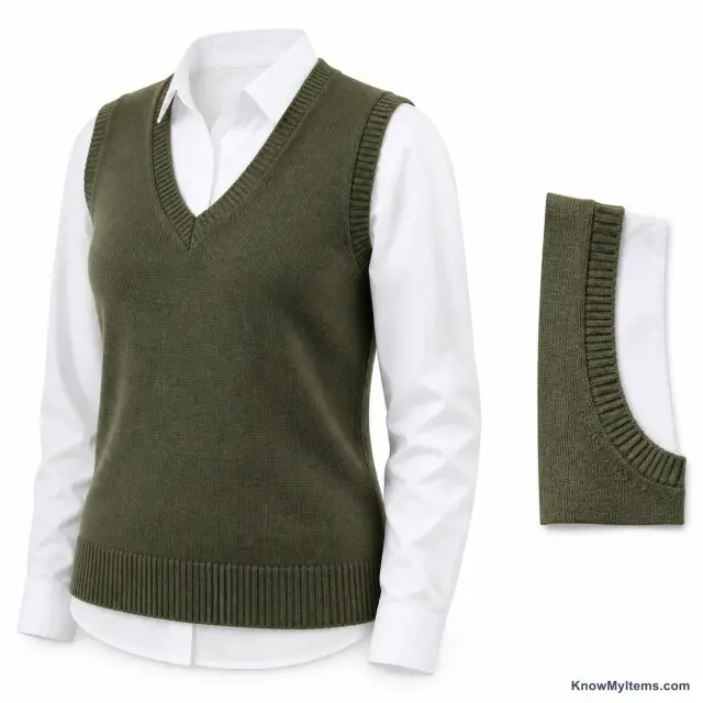 Sweater Vest product photograph matching this style definition