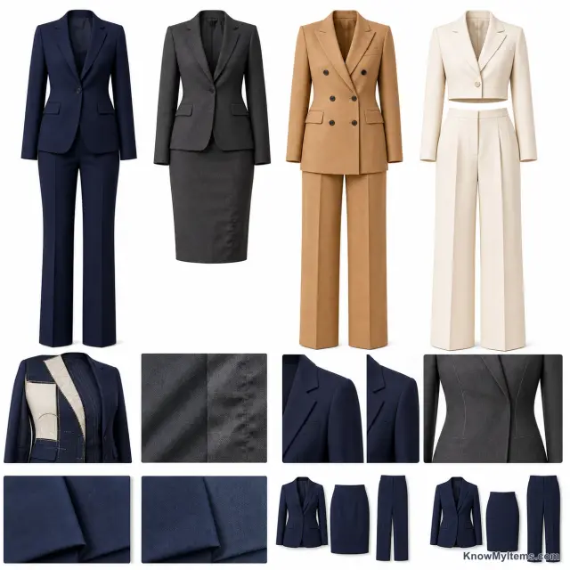 Women's Suits & Blazers product photograph matching this buying guide