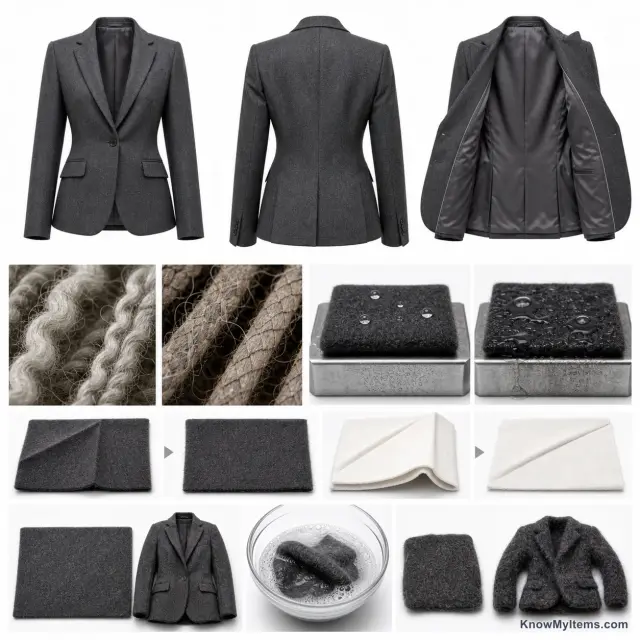 Wool product photograph matching this feature definition