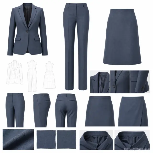 Suit Separates product photograph matching this style definition