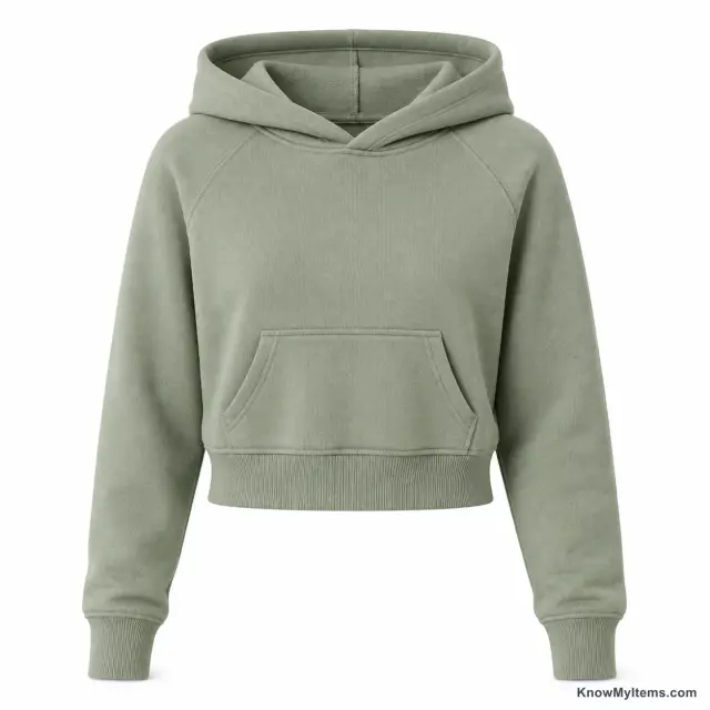 Cropped Hoodie product photograph matching this style definition