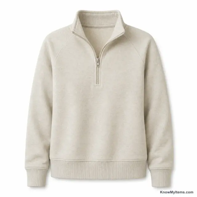 Quarter-Zip Pullover product photograph matching this style definition