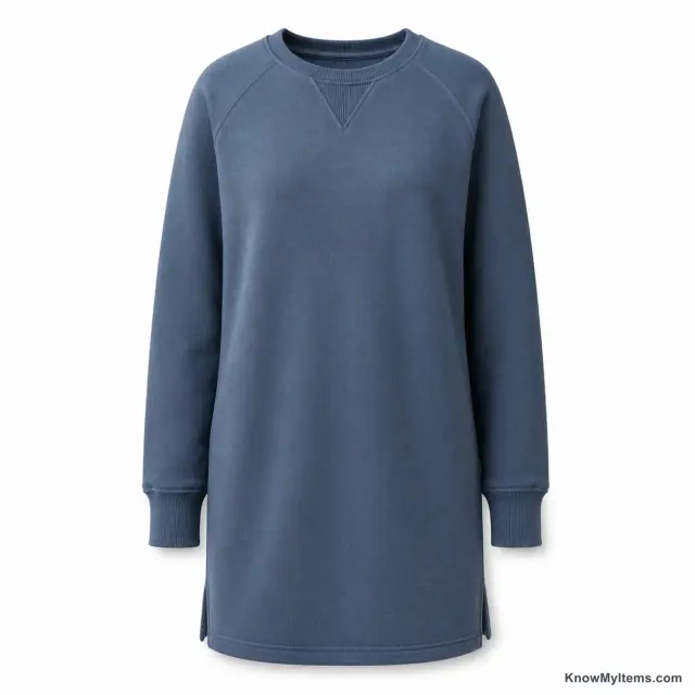 Tunic Sweatshirt product photograph matching this style definition
